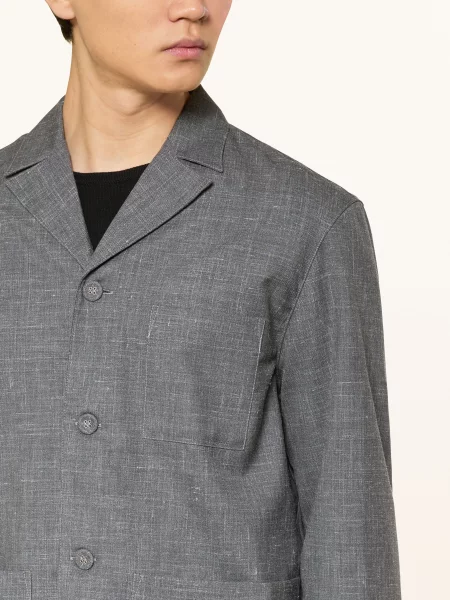 Officine Générale Sako Archer Slim Fit šedá