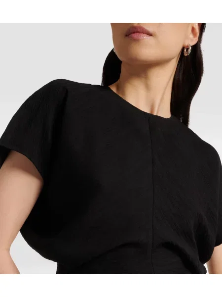 Top Toteme plisat negru