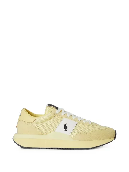 Sneakerși Polo Ralph Lauren plasă cu autograf gri