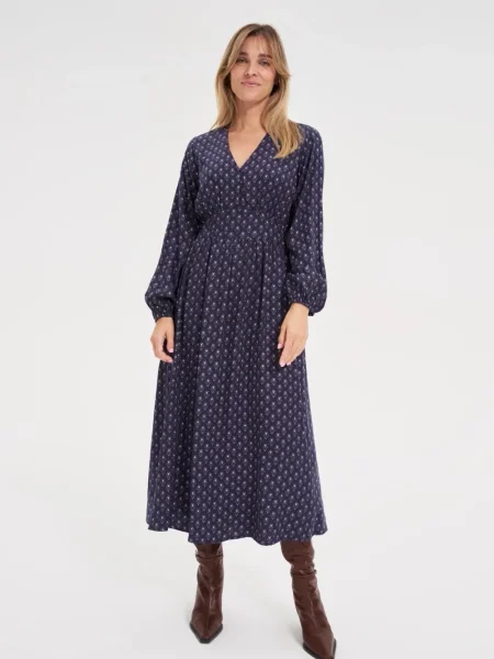 Rochie Marisse de costum albastru