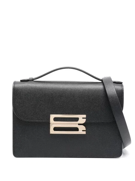 Geanta de piele Victoria Beckham din piele negru