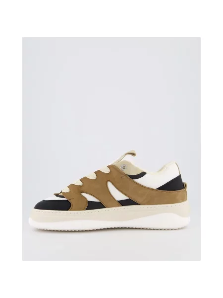 Sneakersy Mason Garments skórzane brązowe