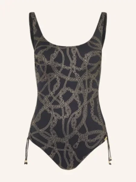 Charmline Tvarující Plavky Interlace Chains / zlatá černá