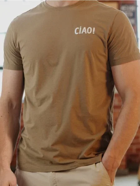 Sinsay Tričko s krátkým rukávem hnědá