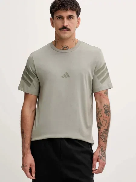 Тениска adidas Fi 3S с принт зелено