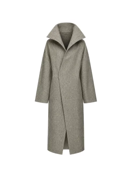 Cu centură palton Rick Owens gri