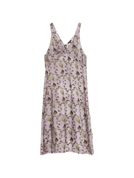 Rochie R13 cu model floral grunge violet