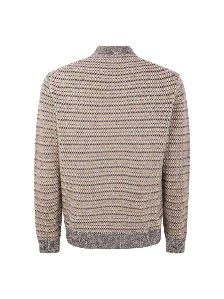 Sweter Zanone wełniany beżowy