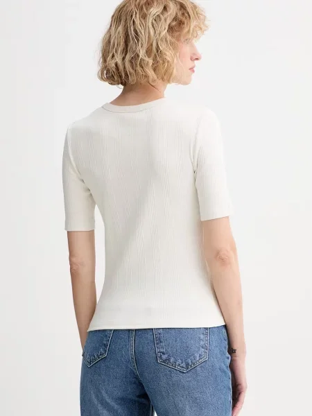 Calvin Klein Póló Varigated Ekru bézs