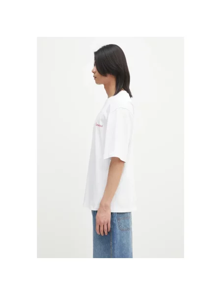 Fiorucci t-shirt Candy Logo Relaxed Fit T-Shirt z nadrukiem biały