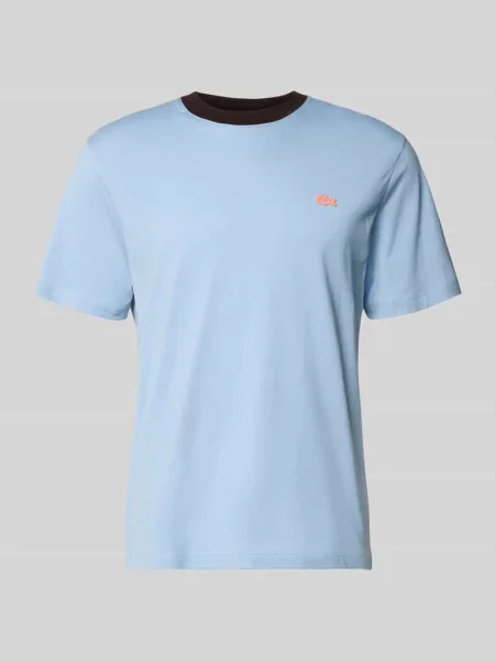 T-shirt o kroju regular fit z czystej bawełny Lacoste