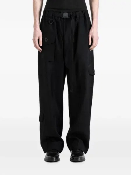 Cu centură pantaloni Y-3 negru