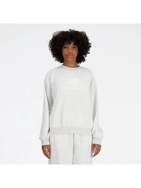 Bluză pentru femei New Balance French Terry Stacked ash heather