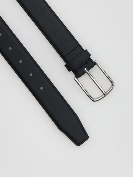 Ремень Reserved с ремешками черный