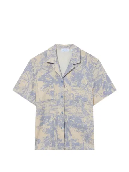 Cămașă Off-white cu imagine alb