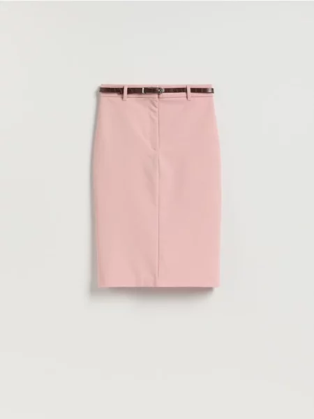 Reserved Fustă midi cu roz