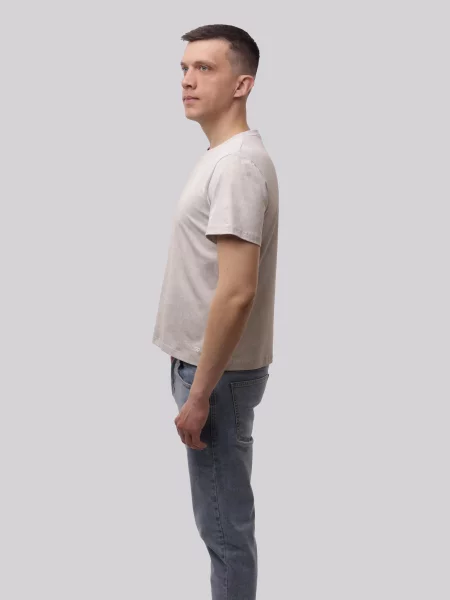 Футболка New Krop серая