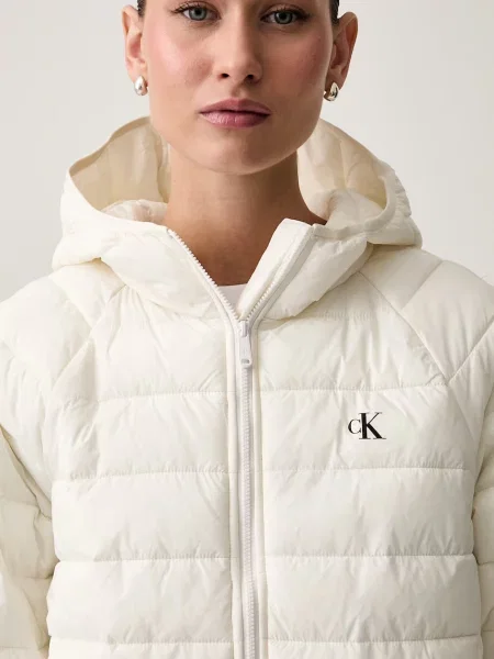 Calvin Klein Jeans капитонирано яке дамско бежово
