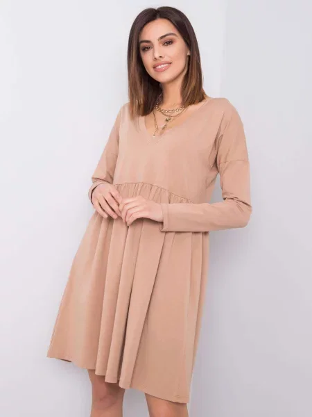 Obleka obleka Fashionhunters oranžna