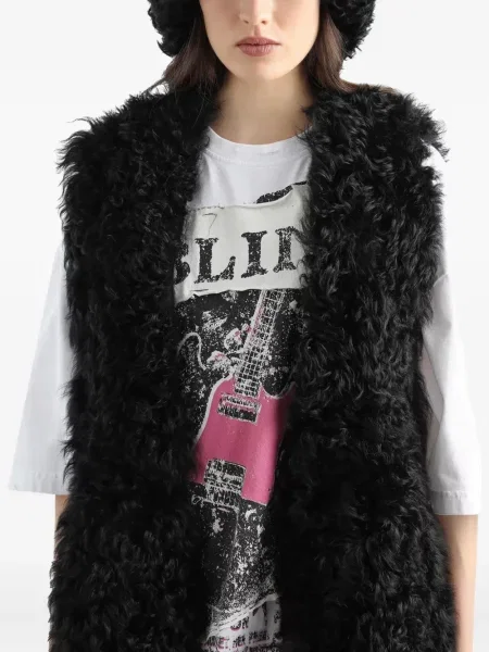 Vestă Dolce & Gabbana cu glugă negru