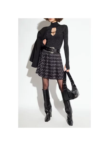 Spódnica jeansowa Versace Jeans Couture czarna