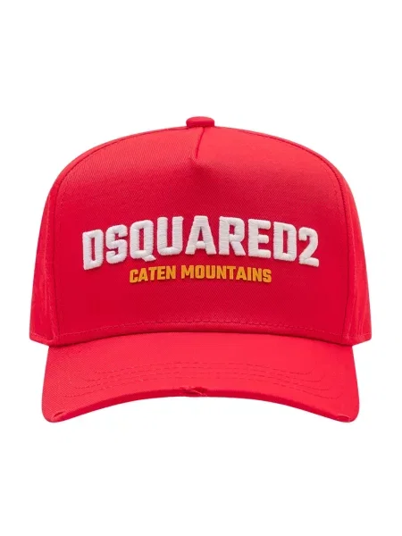 Czapka z daszkiem Dsquared2 czerwona