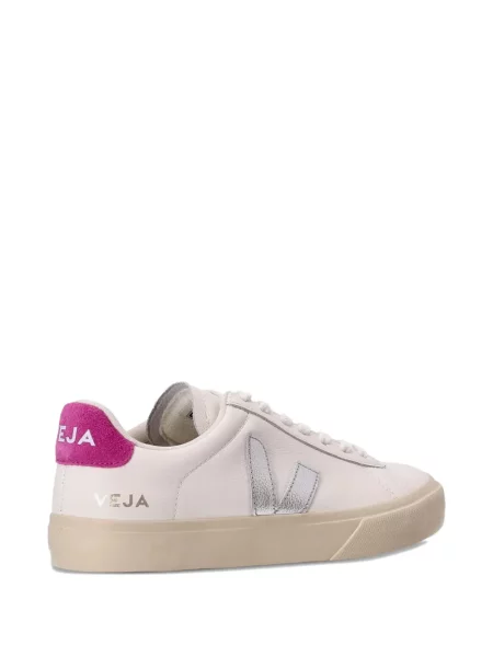 Sneakerși Veja Campo din piele alb