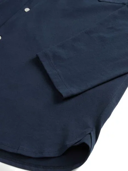 Cămașă Woolrich din jerseu albastru