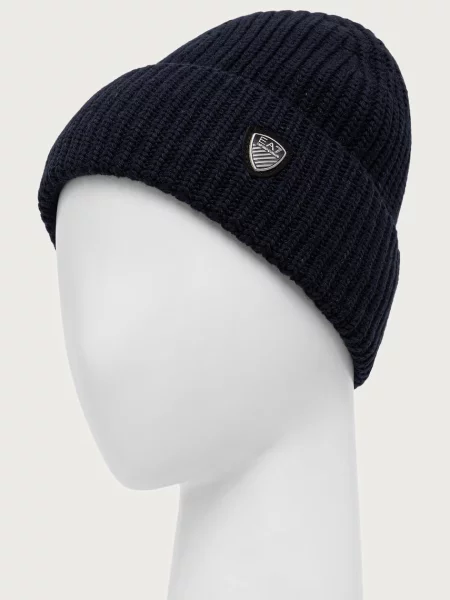 Emporio Armani шапка beanie з вовною