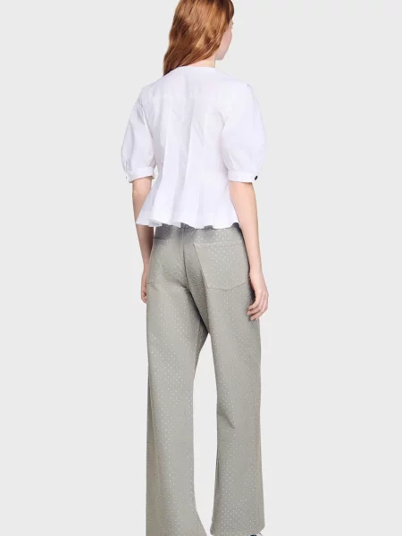 Блуза Sandro біла