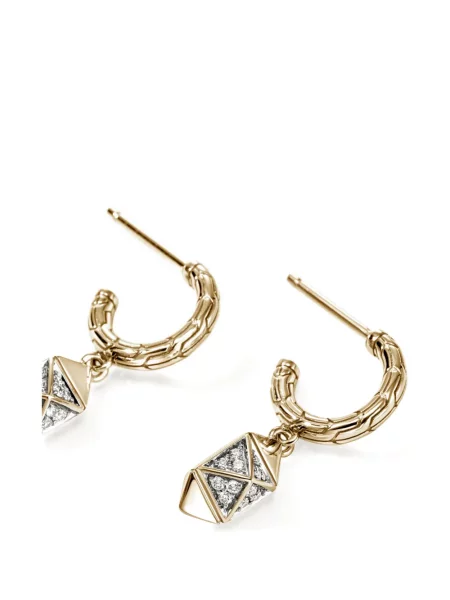 Diamant cercei John Hardy auriu