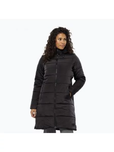 Płaszcz puchowy Jack Wolfskin Eisbach phantom czarny