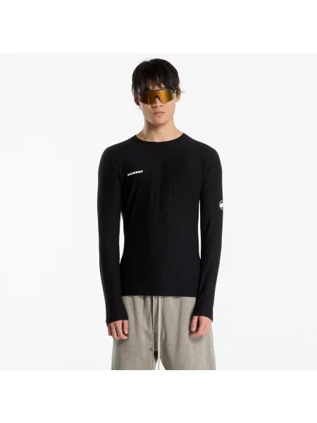 Tricou Mammut Tree Wool Thermal FL Longsleeve Black L negru