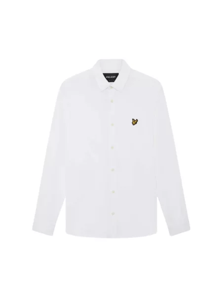 Koszula Lyle & Scott z dżerseju biała