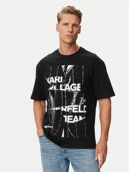 Karl Lagerfeld Jeans Majica črna