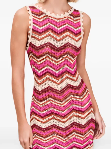 Rochie mini Devon Windsor tricotate alb