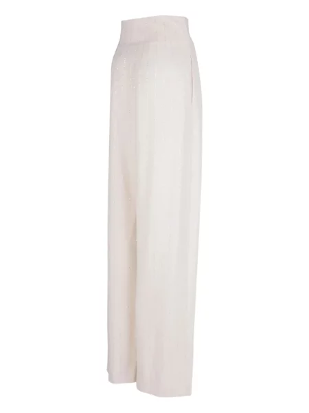 Pantaloni Nissa alb