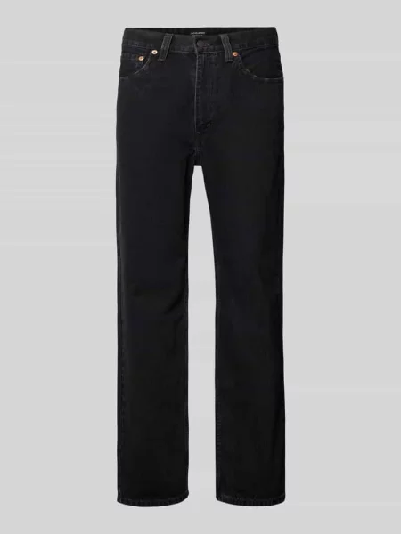 Jeansy o kroju loose straight fit z wpuszczanymi Levi's czarne