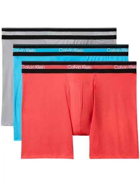 Calvin Klein Underwear Boxeralsók azúr / szürke / málna fehér