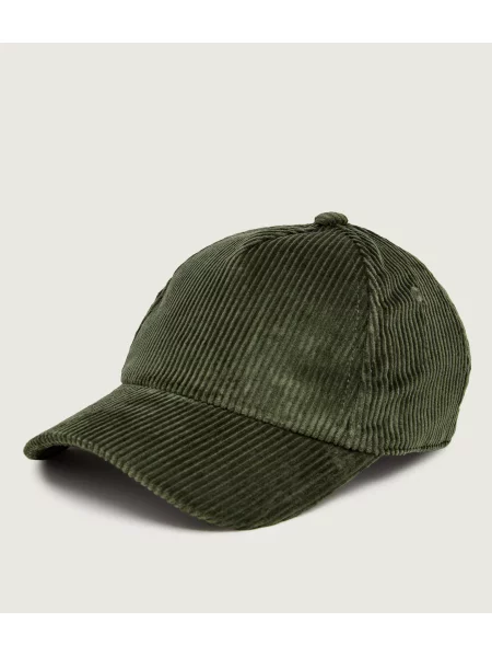 Weekend MaxMara Șapcă baseball Wkaragno | catifea reiată verde