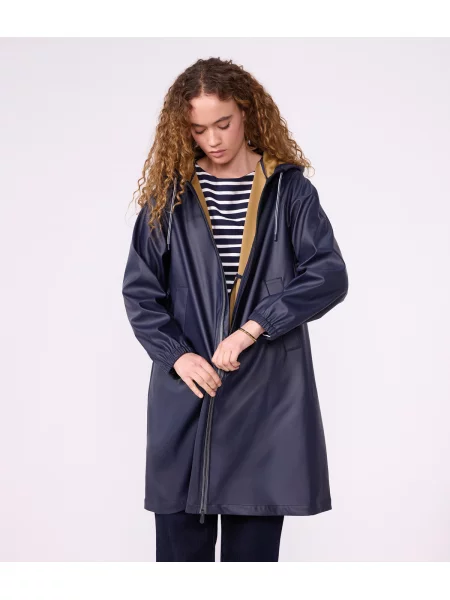 Geacă Petit Bateau albastru