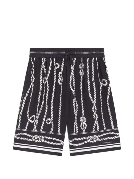 Bermudy dziecięce Dolce And Gabbana niebieskie