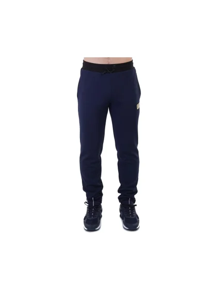 Pantaloni Emporio Armani albastru