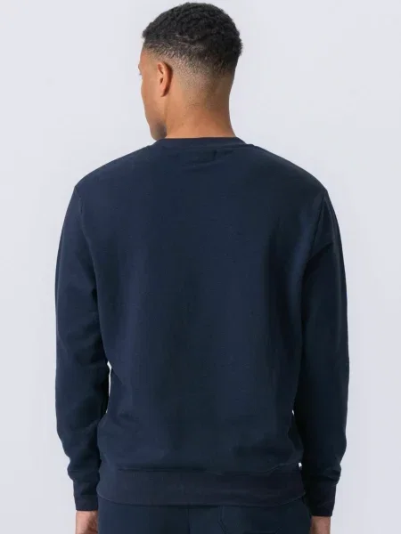 TEESHOPPEN Pulover Essential Crewneck bleumarin