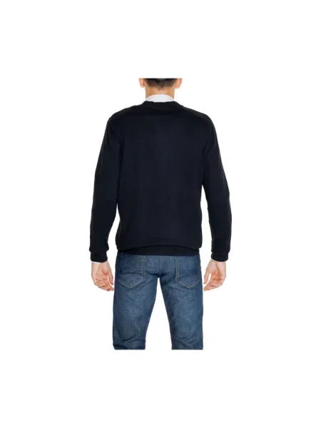 Sweter Jack & Jones z dekoltem w serek czarny