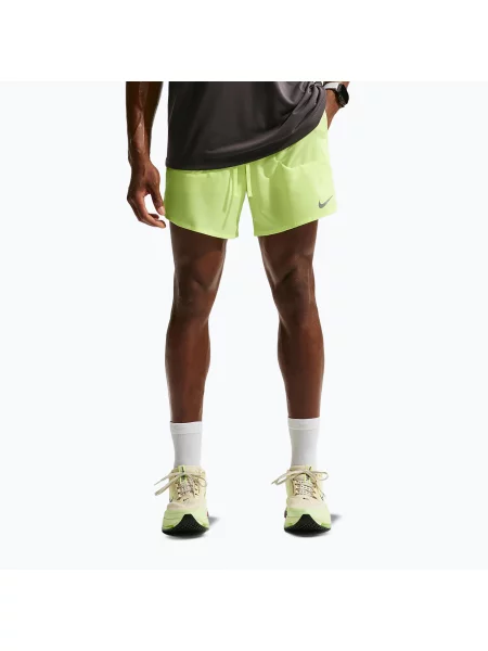 Pantaloni scurți de alergare pentru bărbați Nike Stride Dri-Fit 7" volt ice