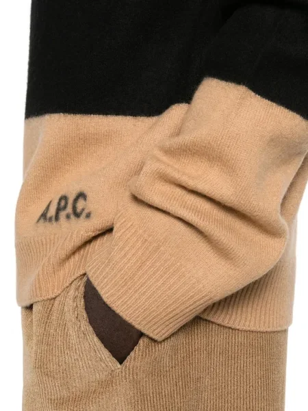 Pulover A.p.c. din cașmir cu dungi
