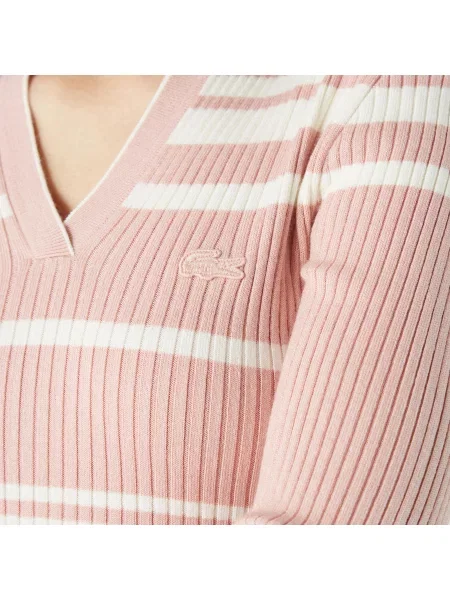 Lacoste Sweter różowy