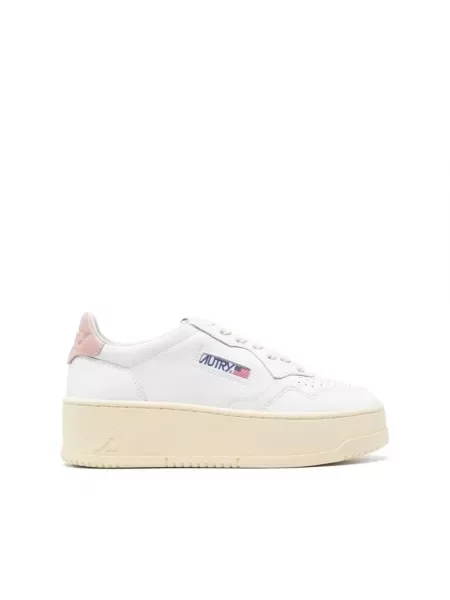 Sneakersy Autry na platformie białe