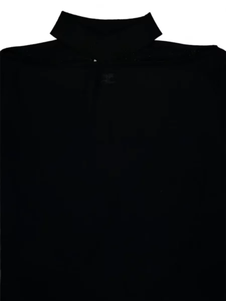 Tricou Courreges de lână negru